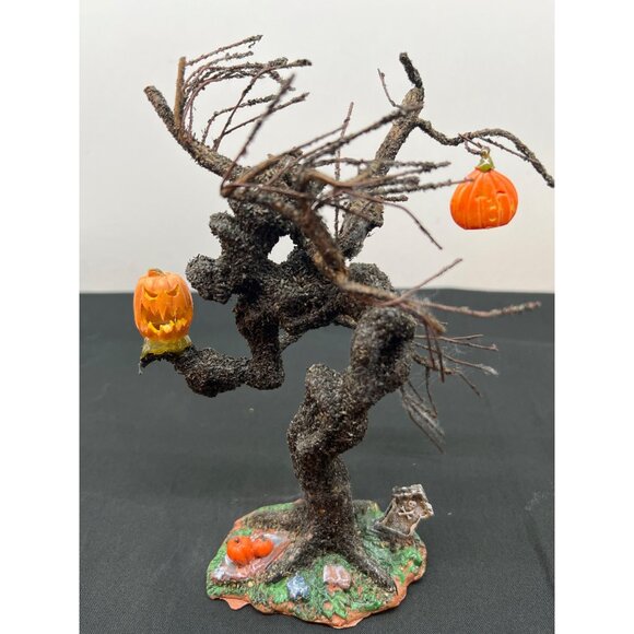 Lemax 2009 Spooky Town Witch Tree With Pumpkins Halloween Decor - Picture 6 of 9